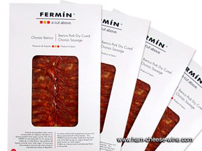 Iberico Sausage Fermin Sliced Details 3