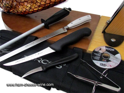Pure Iberico Bellota Ham Fermín - Professional Ham Carving Kit Details 6