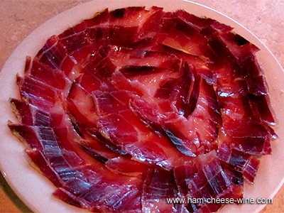 Pure Iberico Ham de Bellota Hand Cut by Knife, 1/2 Pound