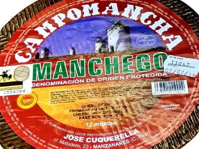 Campomancha Manchego Cheese Details 1