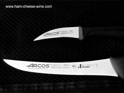 Set de cuchillo jamonero de 24 cm y chaira - Arcos 285500